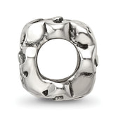 Sterling Silver Reflections Antiqued Flower Kids Bead